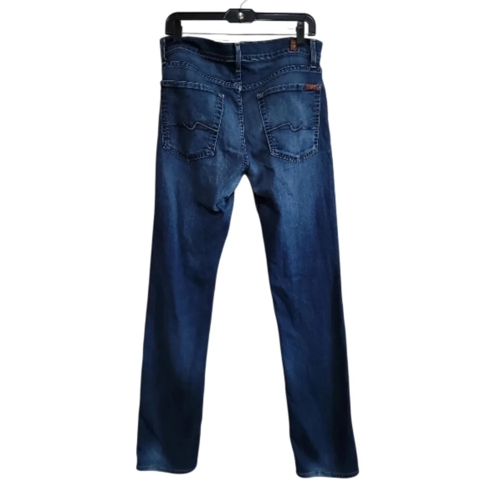 7 For All Mankind Men Blue Denim Slimmy Jean Size 31x327